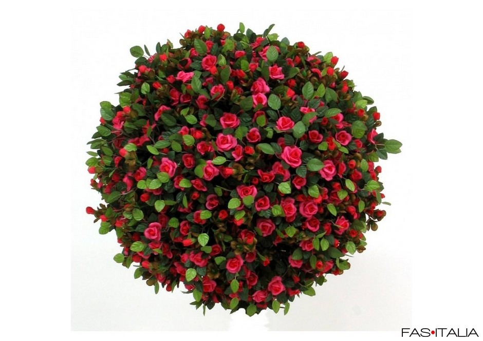 Sfera di rose artificiali Ø 40 cm