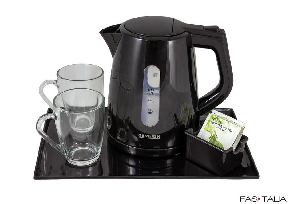 Set bollitore compatto hotel Set bollitore poco ingombro