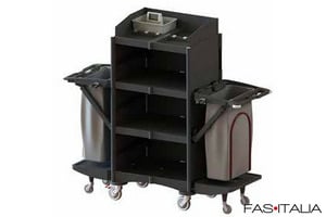 Carrello ecologico per cambio biancheria