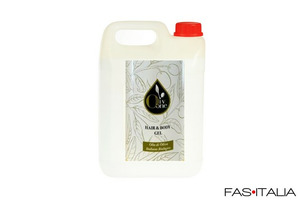 Tanica shampoodoccia olio d’oliva 5 litri Hotel