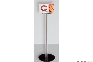 Piantana portavvisi A4 per reception Hotel