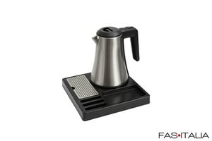 Set bollitore completo con vassoio portabustine