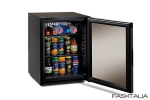 Frigobar termoelettrico porta in vetro M40