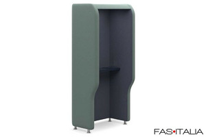 Postazione lavoro con pareti privacy per hall Hotel