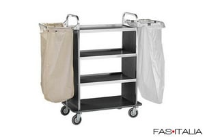 Carrello servizio due sacchi