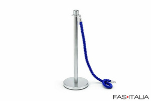 Colonnina segna percorso acciaio satinato per hall Hotel