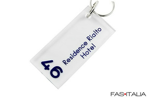 Portachiavi per Hotel versatile in plexiglass