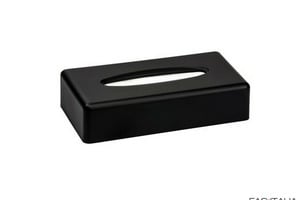 Dispenser fazzoletti nero da bagno per Alberghi