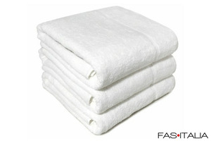 Telo sauna bianco 90x200 per SPA Hotel