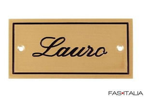 Targhetta porta Hotel in ottone con incisione personalizzata