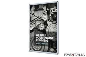 Cornice porta avvisi A3 per Hotel in PVC