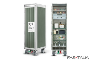Carrello mobile bar e caffè Hotel design aeronautico