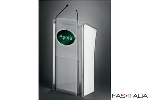 Podio in plexiglass trasparente per congressi Hotel