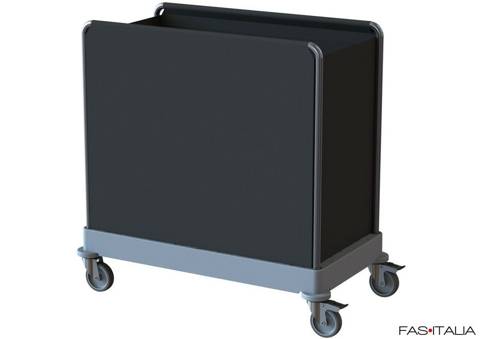 Carrello raccogli biancheria nero hotel Carrello raccolta biancheria in nero