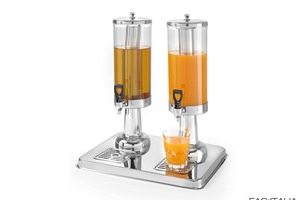 Distributore Bevande Royal Catering RCSD-1G - 8 Litri - Acciaio Inox E Plastica Dispenser Succo 8 Litri Royal Catering