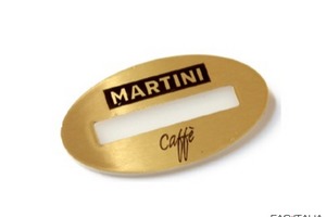 Portanome in ottone personalizzato per Hotel