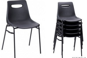 Sedia con gancio ignifuga cl 1