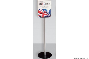 Piantana portavvisi A3 professionale per Hotel