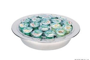 Porta yogurt refrigerato rotondo