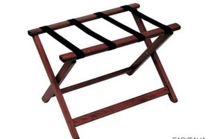 Poggia valigia in legno per hotel