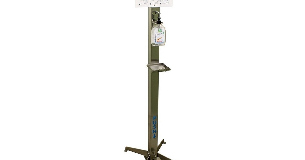 Colonnina dispenser igienizzante