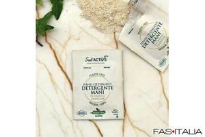 Sapone mani ecologico in granuli Sapone mani in granuli in bustina monodose