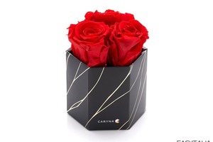 Bouquet tre rose stabilizzate Bouquet tre rose stabilizzate