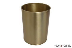 Gettacarte in ottone satinato per camera di hotel