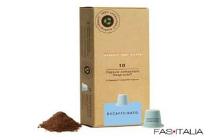 Capsule biodegradabili per decaffeinato Capsule compostabili decaffeinato per hotel