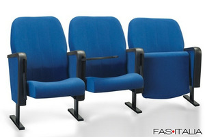 Poltroncina ignifuga per sala congressi Hotel