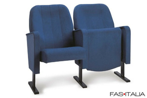 Poltroncina ignifuga per sala congressi e auditorium