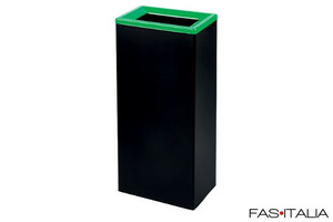 Portarifiuti salvaspazio modulare in metallo per Hotel Cestino compatto 42 litri raccolta differenziata Hotel