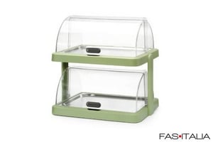 Vassoio doppio refrigerato buffet Espositore doppio refrigerato Hotel