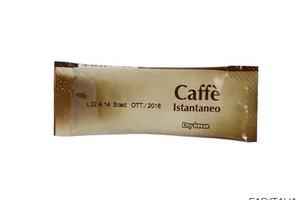 Caffè solubile in bustine monodose Caffè solubile in bustine monodose da 1,8 gr per la preparazione di caffè istantaneo