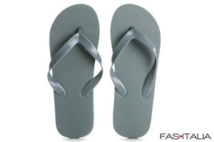 Infradito grigie impermeabili per SPA Hotel