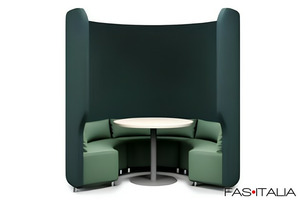 Divanetto privacy ignifugo per hall e lounge Hotel
