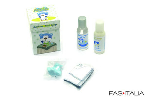 Kit cortesia bambini Hotel con cubotto e cosmetici delicati