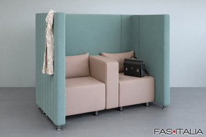 Divanetto privacy ignifugo per hall Hotel