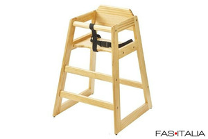Seggiolone in legno di pino per Hotel