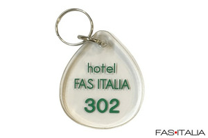 Portachiavi a goccia per Hotel leggero ed economico