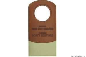 Cartellino "Non disturbare" in ecopelle Cartellino "Non disturbare" in ecopelle