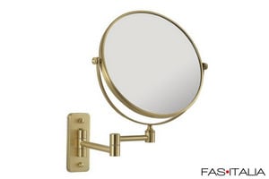 Specchio ingranditore oro matt per bagno Hotel Specchio ingranditore oro satinato per Alberghi